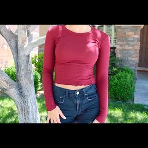 Cropped long sleeve